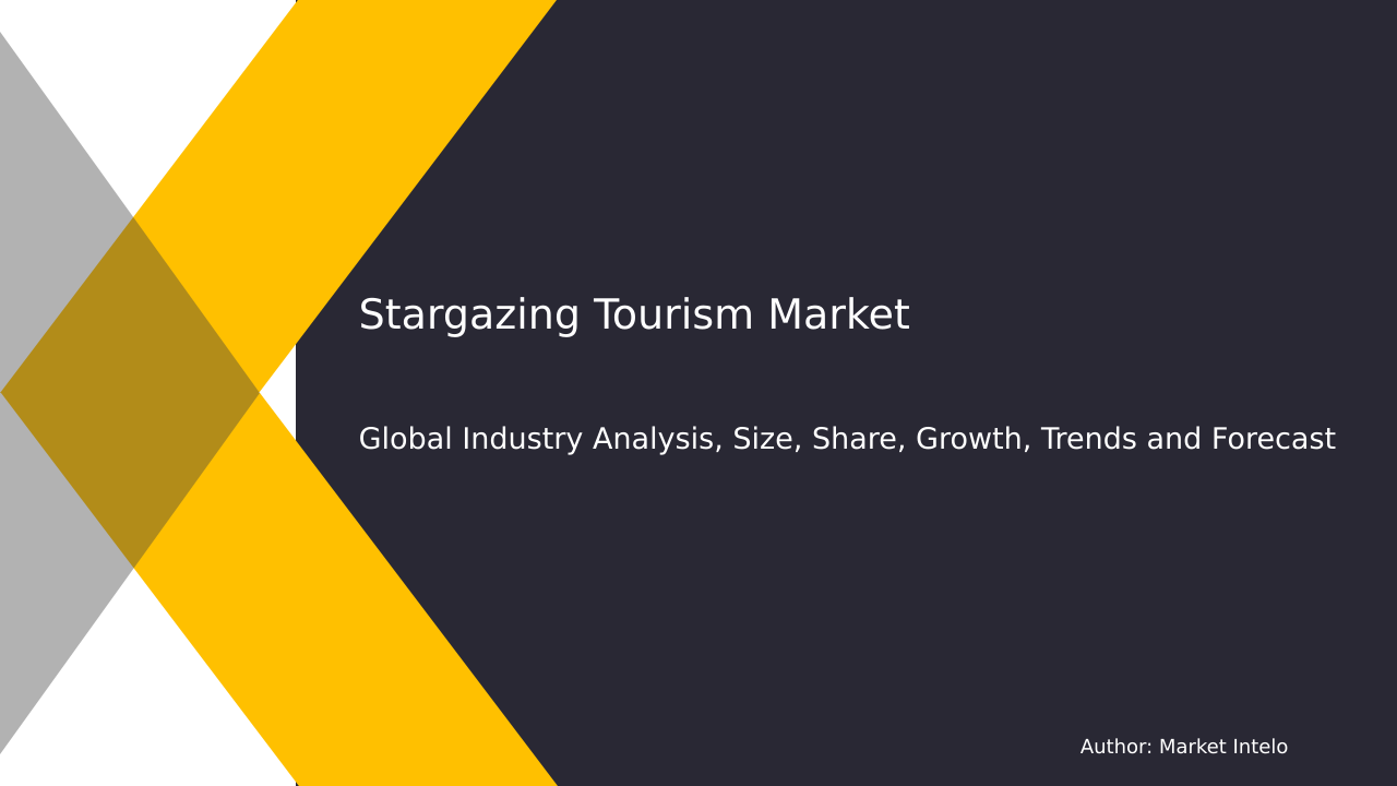 Stargazing Tourism Market Research Report 2033